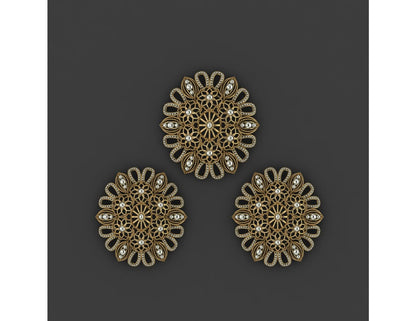 15  Pakistani Style Pendant Sets STL Files