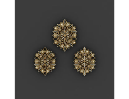 15  Pakistani Style Pendant Sets STL Files
