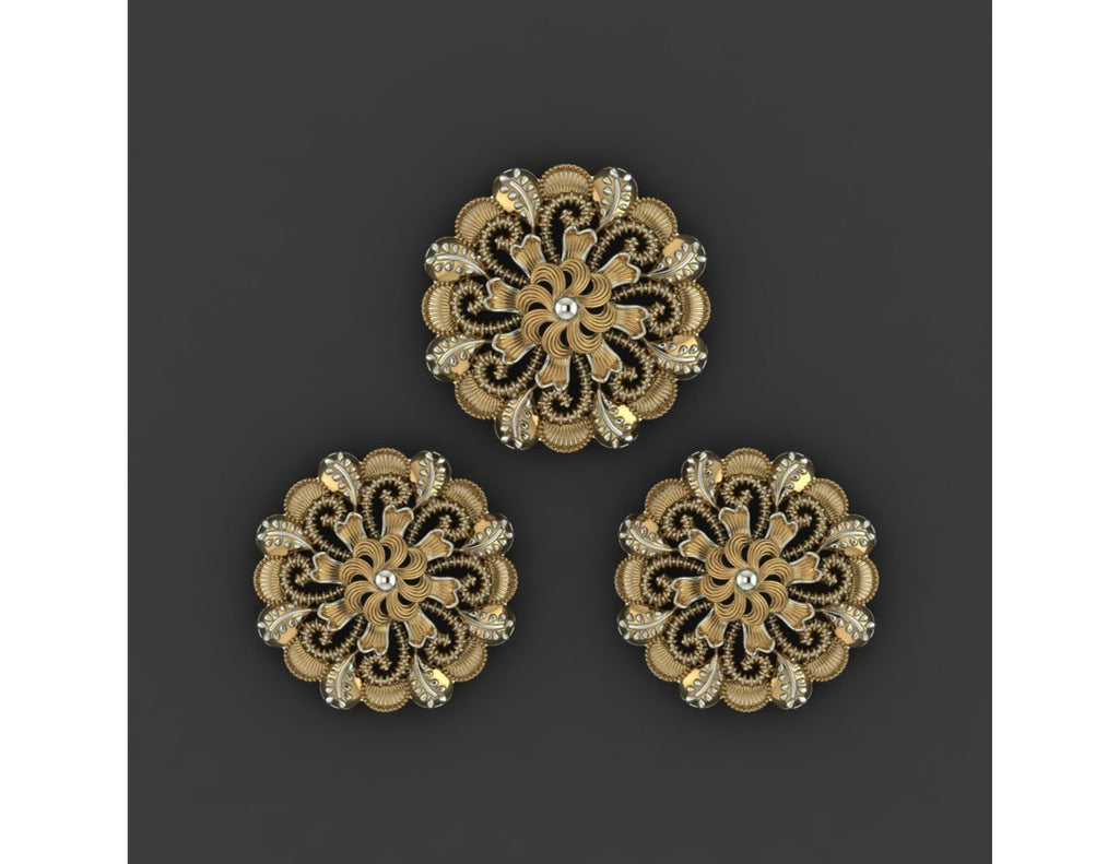 15  Pakistani Style Pendant Sets STL Files