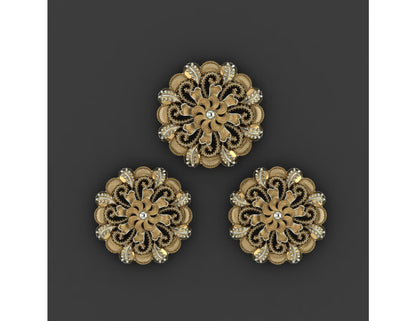 15  Pakistani Style Pendant Sets STL Files
